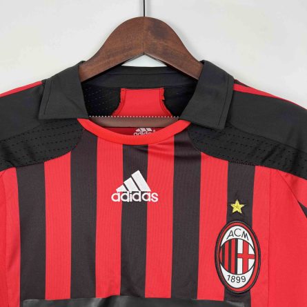 Long Sleeve AC Milan Home Jersey 2006 2007 - Image 2