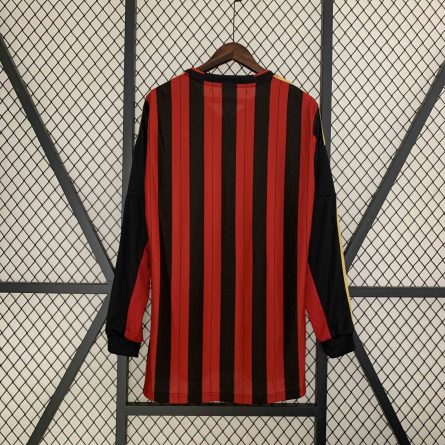 Long Sleeve AC Milan Home Jersey 2013 2014 - Image 3