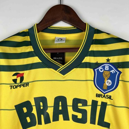 Brazil Home Summer OIimpyc 1984 Jersey - Image 5