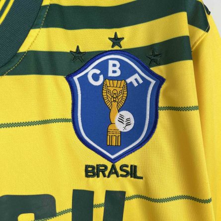 Brazil Home Summer OIimpyc 1984 Jersey - Image 3