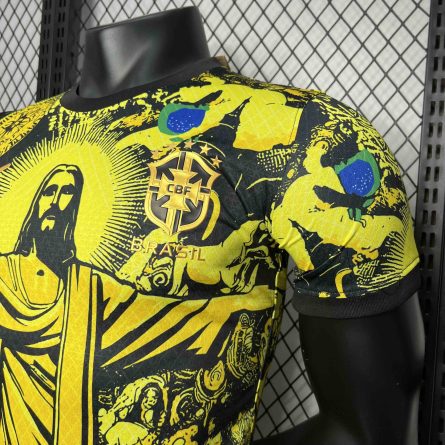 Player Version Brazil X Christ Jersey 2024 - Image 6