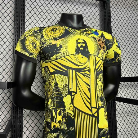 Player Version Brazil X Christ Jersey 2024 - Image 4