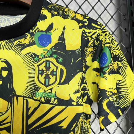 Kids Brazil x Christ Yellow Jersey 2024 - Image 4