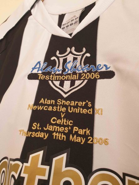 2006 Newcastle 'Alan Shearer Testimonial' Home Shirt - Image 3