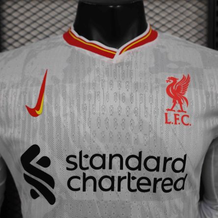 Long Sleeve Player Version Liverpool 3rd Jersey 2024 2025 - Image 4