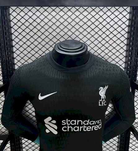 Long Sleeve Player Version Liverpool Away Jersey 2024 2025 - Image 2