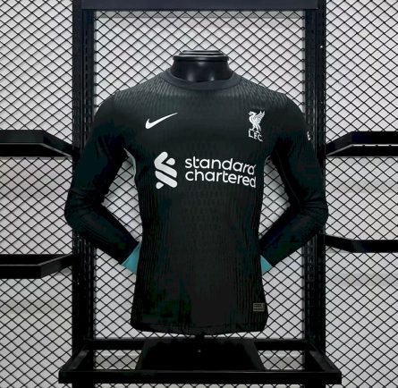 Long Sleeve Player Version Liverpool Away Jersey 2024 2025 - Image 1