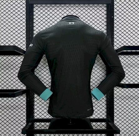 Long Sleeve Player Version Liverpool Away Jersey 2024 2025 - Image 3