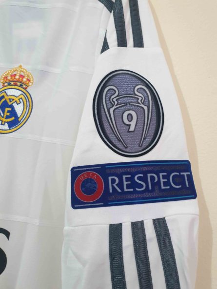 Long Sleeve Real Madrid Home 2013/2014 Champions League Final Edition - Image 3