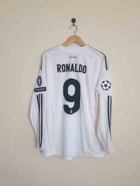 Long Sleeve Real Madrid Home 2009/2010 - Image 6