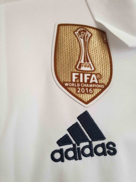 Long Sleeve Real Madrid Home 2016 2017 - Image 3