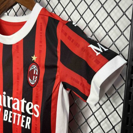 Kids AC Milan Home Jersey 2024/2025 - Image 6