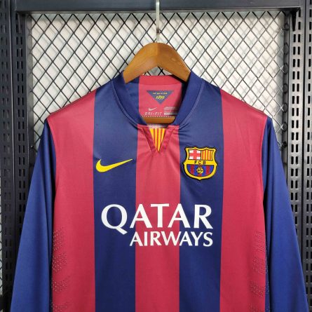 Long Sleeve Barcelona Home 2014/2015 - Image 2