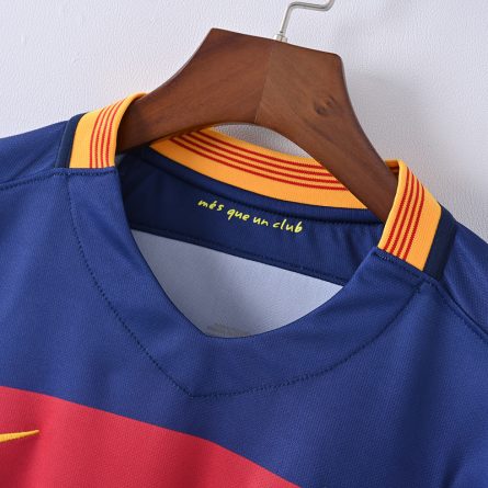 Long Sleeve Barcelona Home Jersey 2015 2016 - Image 5