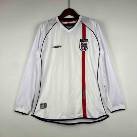 Long Sleeve England Home 2002