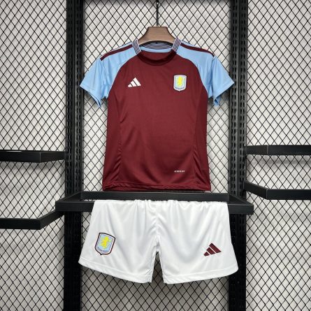 Kids Aston Villa Home Jersey 2024/2025