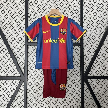 Kids Barcelona Home Jersey 2010 2011 - Image 1