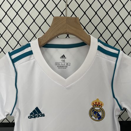 Kids Real Madrid Home 2017 2018 - Image 2