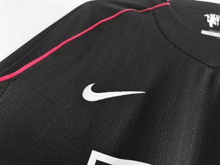 Long Sleeve Manchester United Away 2007 2008 - Image 5