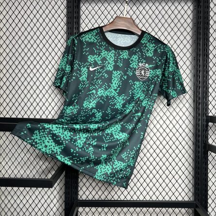 Sporting Lisbon Prematch Jersey 2024/2025 - Image 3