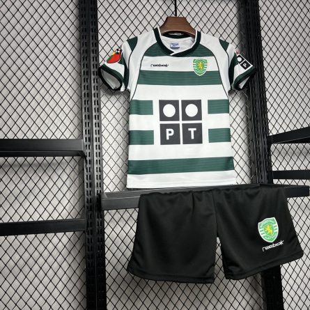 Kids Sporting Lisbon Home 2002/2003 - Image 4