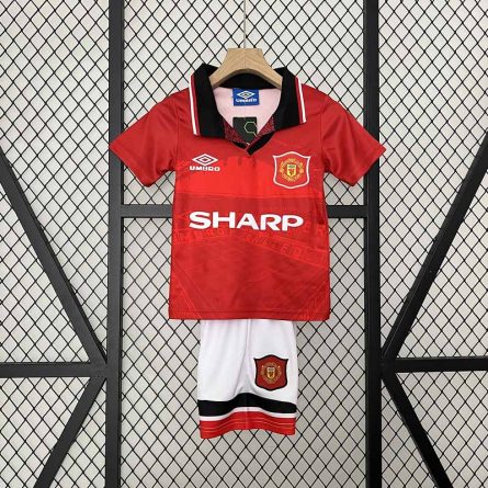 Kids Manchester United Home Jersey 1994 1996 - Image 1