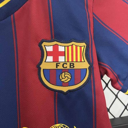 Kids Retro Jersey Barcelona Home 2009-2010 - Image 3