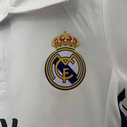 Kids Retro Jersey Real Madrid Home 2016-2017 - Image 4