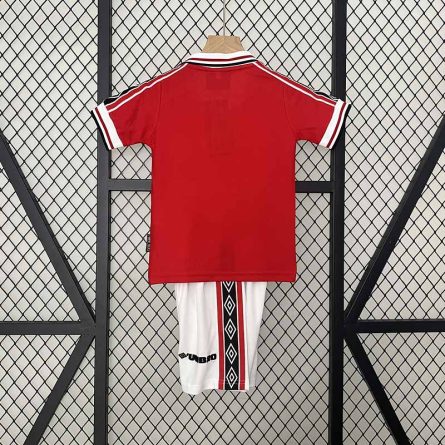 Kids Retro Jersey Manchester United Home 1998-1999 - Image 4