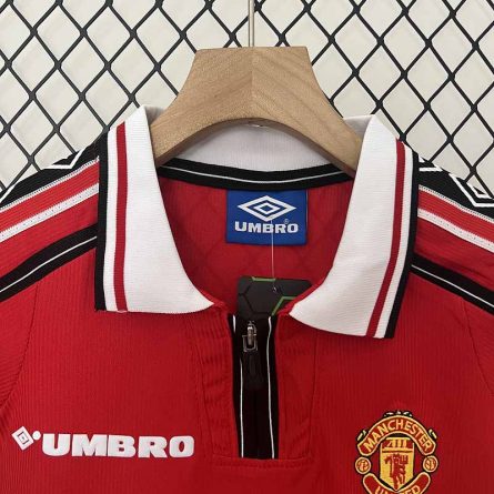 Kids Retro Jersey Manchester United Home 1998-1999 - Image 3