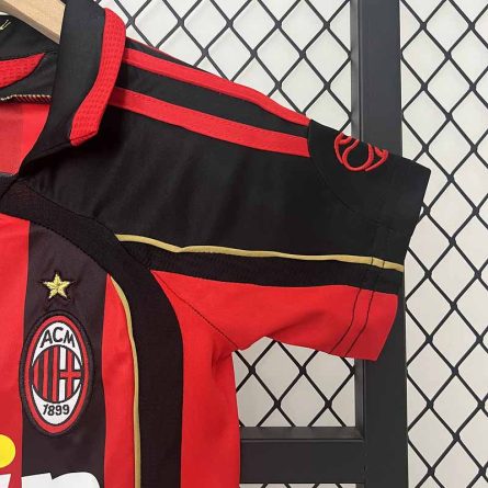Kids Retro Jersey AC Milan Home 2006-2007 - Image 3