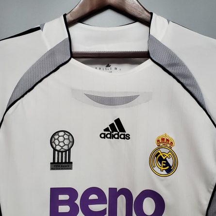 Long Sleeve Real Madrid Home 2006/2007 - Image 4