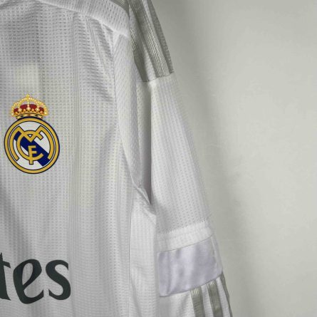 Long Sleeve Real Madrid Home 2015 2016 - Image 4
