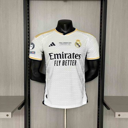 Player Version Real Madrid Home Jersey 2023/2024 Champions League Final Edition - Image 1