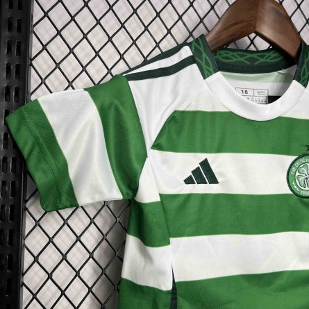 Kids Celtic Home Jersey 2024 2025 - Image 3