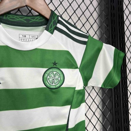 Kids Celtic Home Jersey 2024 2025 - Image 2