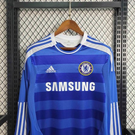 Long Sleeve Chelsea Home Jersey 2011-2012 - Image 2