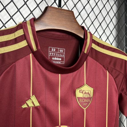 Kids AS Roma Home Jersey 2024 2025 - Image 3