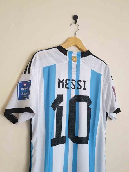 Player Version Argentina Home Jersey vs France World Cup Final 2022 Edition - Image 4