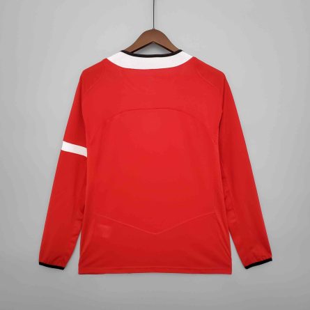Long Sleeve Manchester United Home 2004 2006 - Image 3