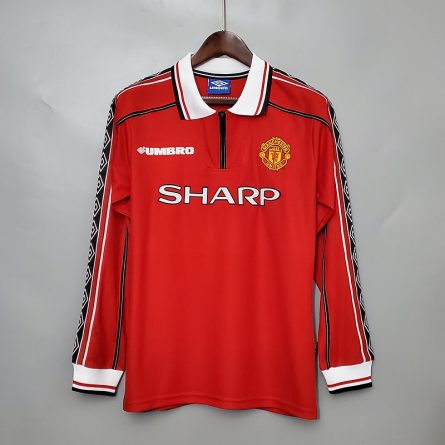 Long Sleeve Manchester United Home 1999 - Image 1