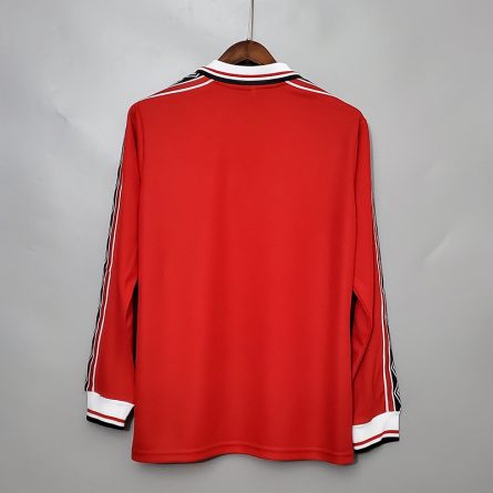 Long Sleeve Manchester United Home 1999 - Image 4