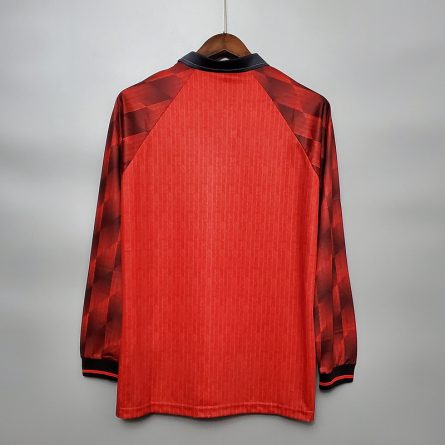 Long Sleeve Manchester United Home 1996 - Image 2