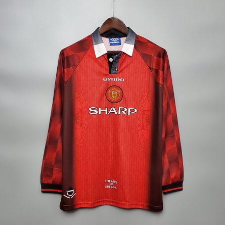 Long Sleeve Manchester United Home 1996 - Image 1