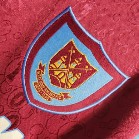 Long Sleeve West Ham Home 1995 1997 - Image 4