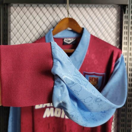 Long Sleeve West Ham Home 1995 1997 - Image 3