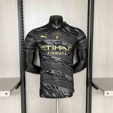 Player Version Manchester City Chinese Year Black Jersey 2024