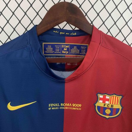 Barcelona Home 2008/2009 Long Sleeve Champions League Final Edition - Image 4