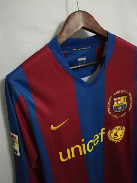 Long Sleeve Barcelona Home 2007/2008 - Image 2