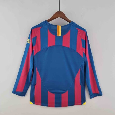 Long Sleeve Barcelona Home Champions League Final Edition 2006 - Image 6